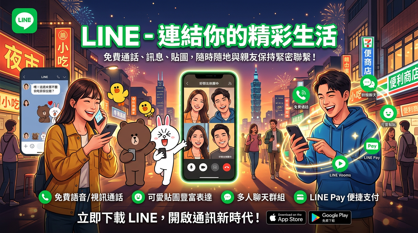 LINE 即時聊天軟體全面使用指南：從基礎操作到進階技巧