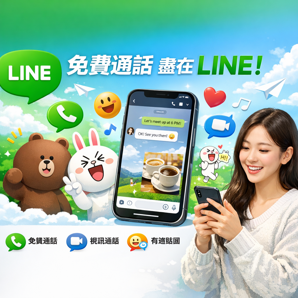 LINE 即時聊天軟體新手註冊教學：一步步教你綁定手機號碼並完成帳號設定